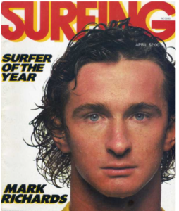 Surfing Magazine cover Shoot 1980 Mark Richards Blog
